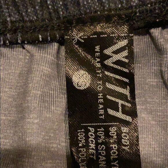 WITH Wide-leg Causal Denim Looking Pants - Picture 6 of 7